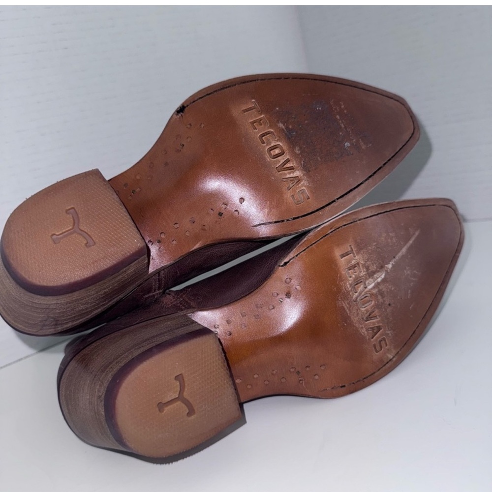 Tecovas The Daisy Scotch Western Ankle Boots 6 - Picture 6 of 6